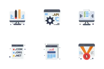 Web Entwicklung Symbolpack