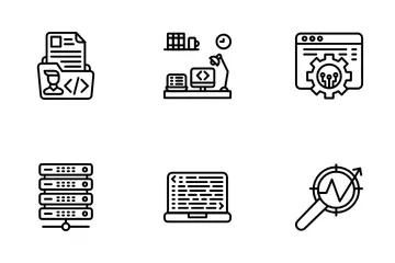 Web Entwicklung Symbolpack