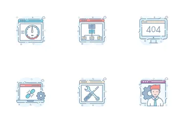 Web Entwicklung Symbolpack