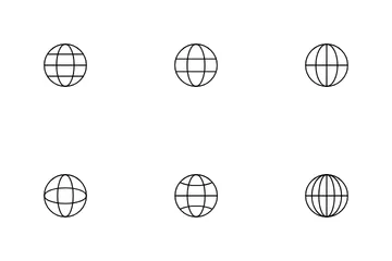 Web Globe Icon Pack
