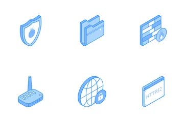 Web Hosting And Cloud Server Icon Pack