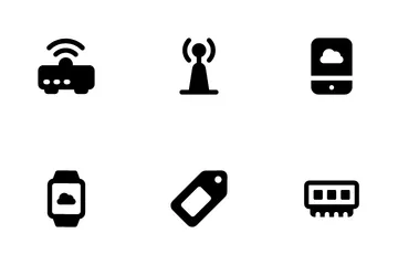 Web Hosting And Networking Icon Pack