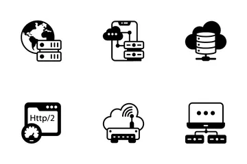 Web Hosting Icon Pack