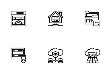 Web Hosting Icon Pack