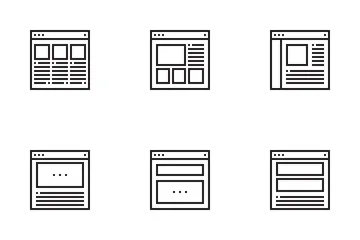 Web Layout Icon Pack