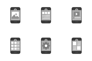 Web Mobile Design And Development Icon Pack