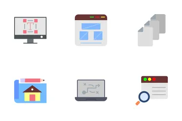 Web Mobile Design And Development Icon Pack