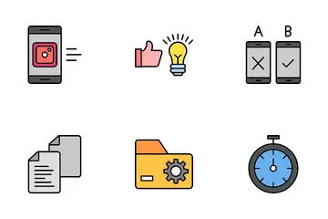 Web Mobile Design And Development Icon Pack