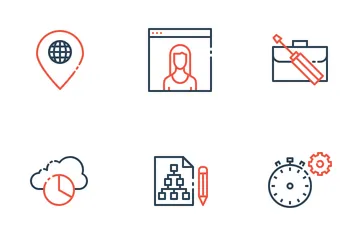 Web, SEO & Entwicklung Band 1 Symbolpack