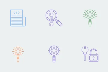 Web & SEO Line Color  Icon Pack
