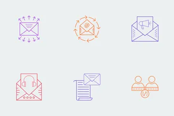 Web & SEO Line Color  Icon Pack