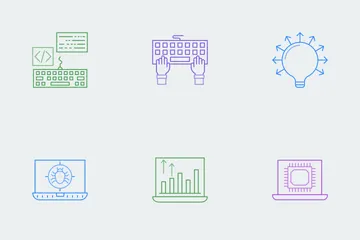 Web & SEO Line Color  Icon Pack