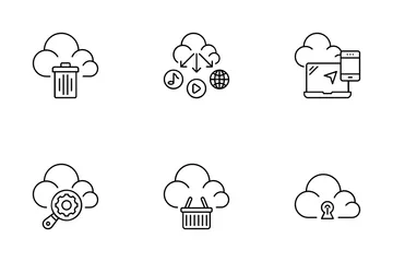 Web Server Hosting Icon Pack