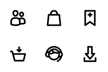 Web UI Elements - Simplified Icon Pack