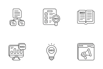 Web und SEO Symbolpack