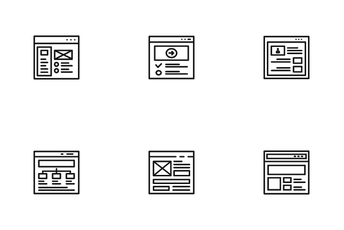 Web Wireframe Icon Pack