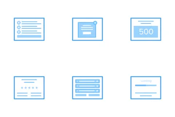 Web Wireframes Icon Pack