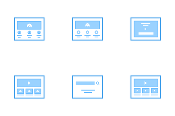 Web Wireframes Icon Pack