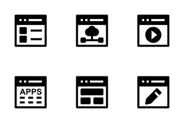 Webdesign und Entwicklung 2 Icon Pack