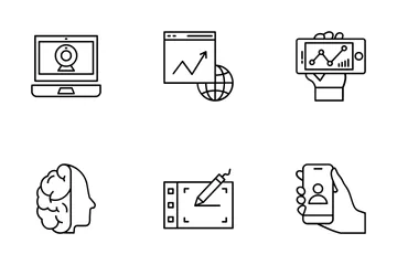 Webdesign und -entwicklung, Band 5 Symbolpack