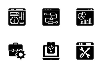Webdesign und Webhosting Symbolpack