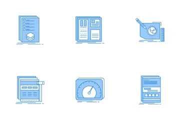Webentwicklung und Webstudio Symbolpack