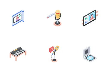 Webinar e podcast Icon Pack