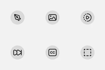 Webseiten-Schnittstelle Icon Pack