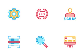 Webshop Internet Store Icon Pack