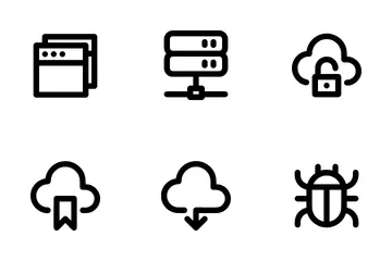 Website And Cloud Icon Pack