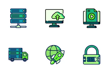 Website Hosting Icon Pack