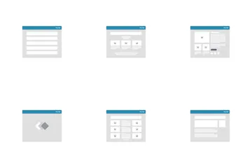 Website Prototype UI Icon Pack