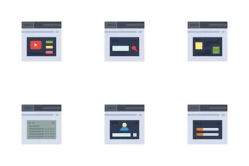 Website Wireframe Icon Pack