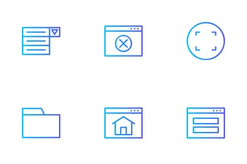 Websites Elements Icon Pack