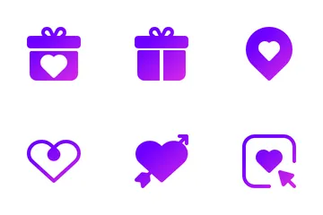 Wedding And Gift Icon Pack