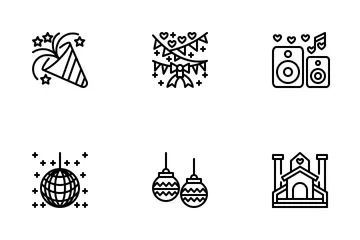 Wedding And Party Icon Pack