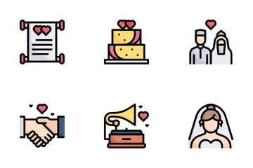 Wedding Day Icon Pack
