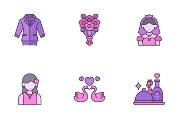 Wedding Day Icon Pack