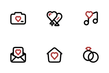 Wedding Invitation Icon Pack