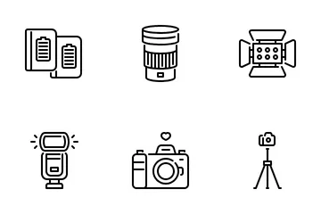 Wedding Photographer Icon Pack