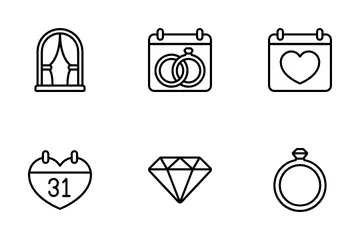 Weddings Icon Pack