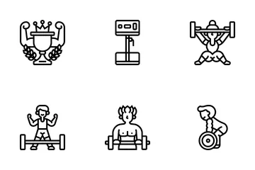 Weight Lifting Icon Pack