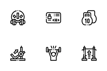 Weight Lifting Icon Pack