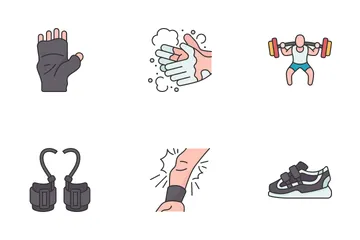 Weight Lifting Icon Pack