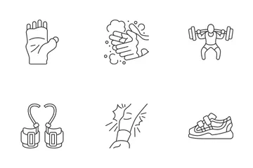 Weight Lifting Icon Pack