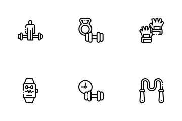 Weight Lifting Icon Pack