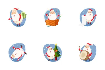 Weihnachtsmann Icon Pack