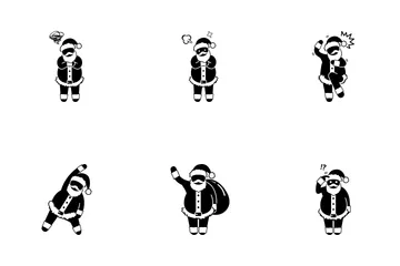 Weihnachtsmann Icon Pack