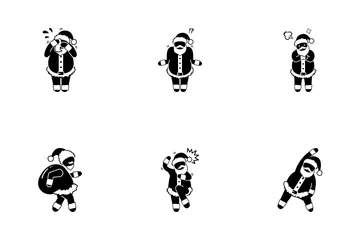 Weihnachtsmann Icon Pack