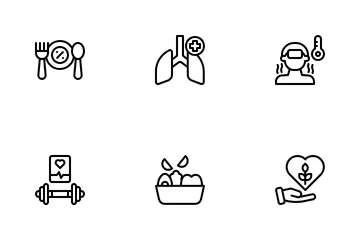 Wellness Goals Icon Pack